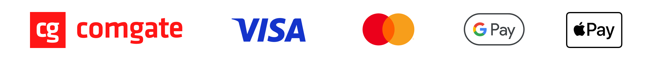 Comgate — Visa, Mastercard, Apple Pay, Google Pay